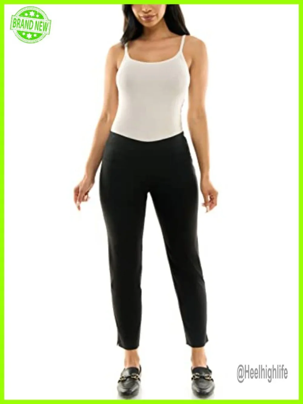 Slim Fit Pull-On Ankle Pants with Millennium Fabric